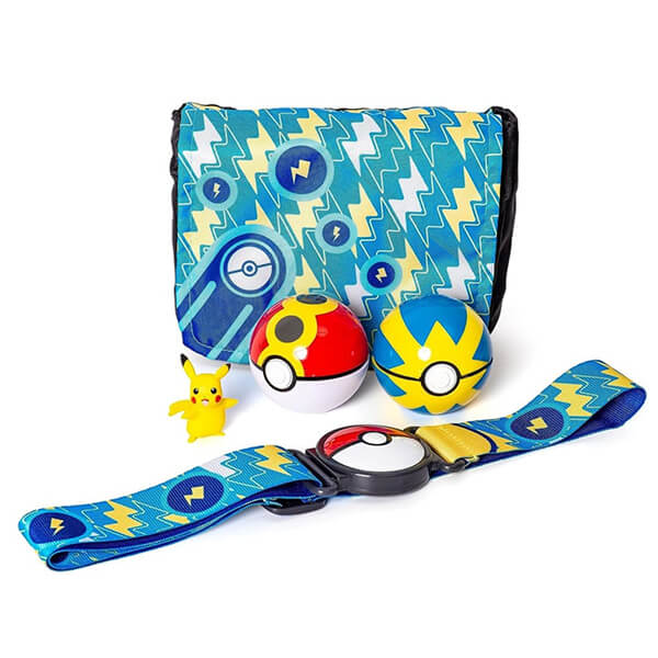 Pokémon Toy Bandolier Set - Pikachu (bag, belt, Pokéball, figure) - trainer set