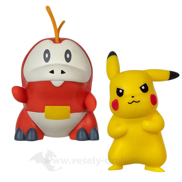 Pokémon action figures Pikachu and Fuecoco 5 cm