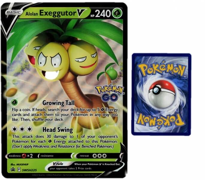 Pokémon JUMBO card Alolan Exeggutor