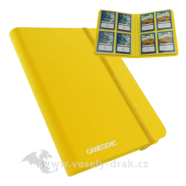 Gamegenic Casual 8-Pocket Yellow Card Album