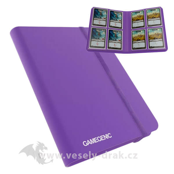 Gamegenic Casual 8-Pocket Purple Card Album