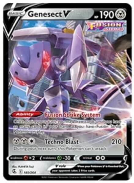 Pokémon card Genesect V from League battle deck