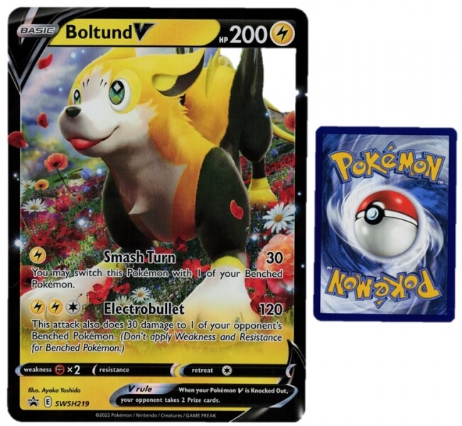 Pokémon JUMBO card Boltund V