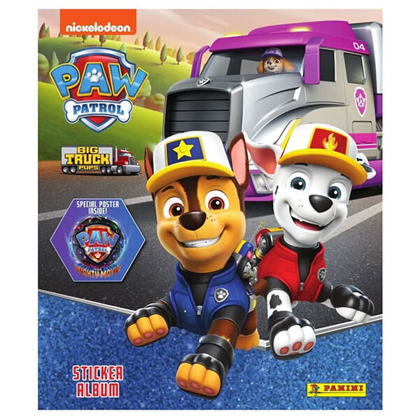 Paw Patrol Big Truck Pups Sticker Album - DE