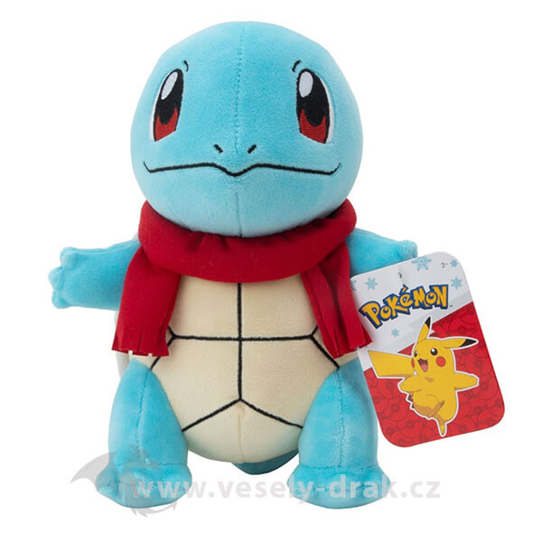Pokémon plush Squirtle with scarf 20 cm