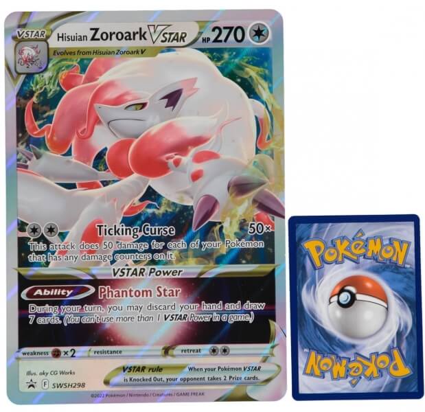 Pokémon JUMBO card Hisuian Zoroark VSTAR