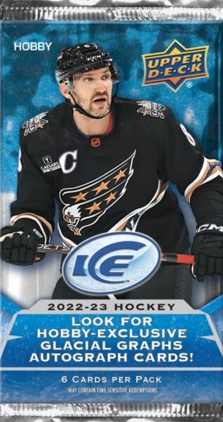 2022-23 NHL Upper Deck Ice Hockey Hobby Pack - hockey cards