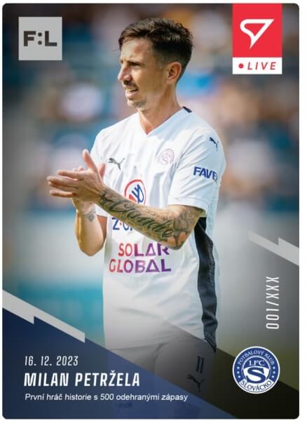 Soccer card Fortuna Liga 23-24 L-22 Milan Petržela