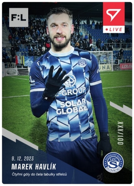 Soccer card Fortuna Liga 23-24 L-21 Marek Havlík