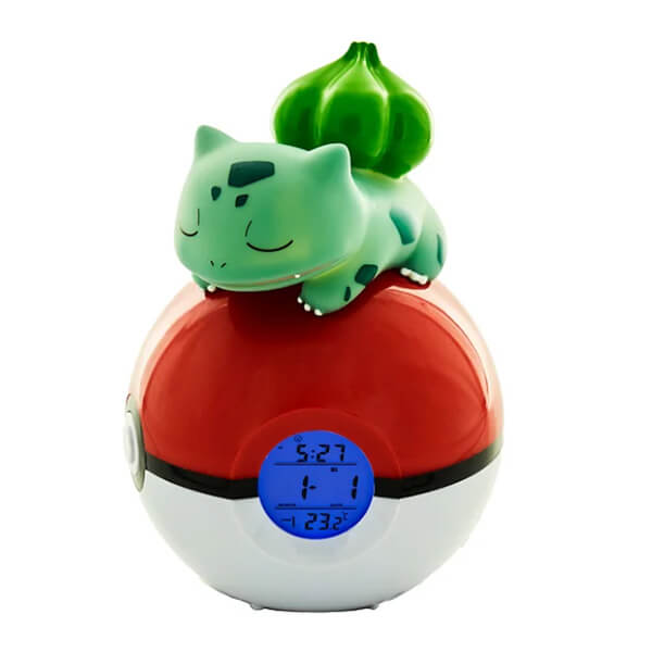 Pokémon Alarm Clock - Bulbasaur and Poké Ball