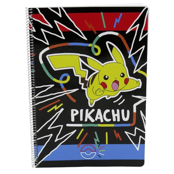 Spiral notebook Pokémon Pikachu - size A4