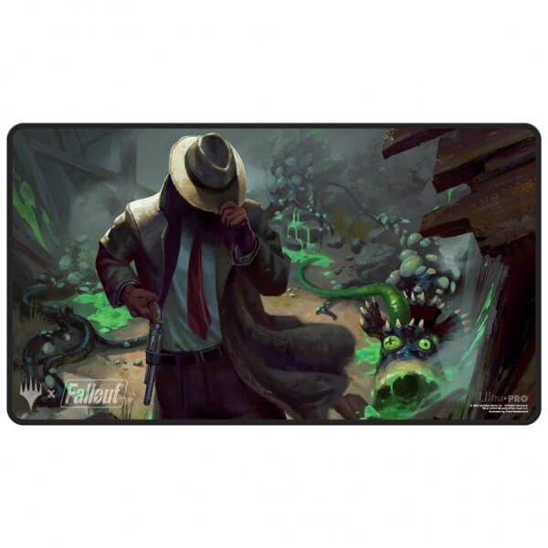Magic Play Mat Fallout - Mysterious Stranger Black Stitched