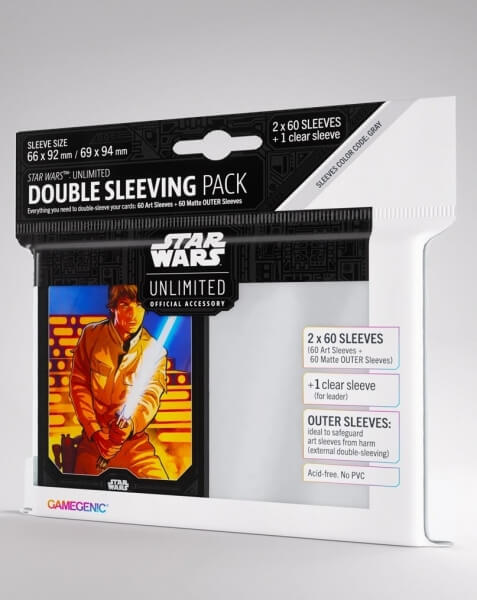 Card Sleeves Star Wars: Unlimited - Luke Skywalker - 120 pcs