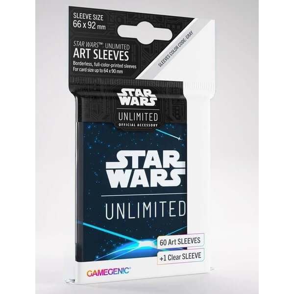 Card Sleeves Star Wars: Unlimited - Space Blue - 60 pcs