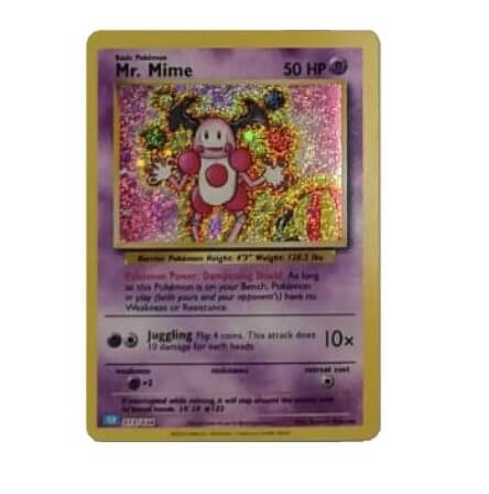 Pokémon card Mr. Mime from Premium Collection Lugia