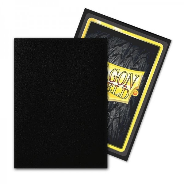 Dragon Shield Matte Sleeves - Black Non-Glare - 100 pcs