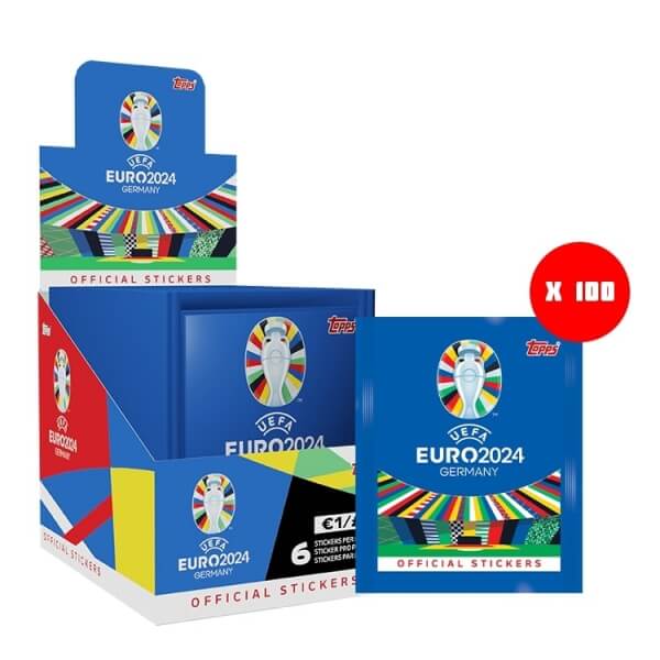 Topps EURO 2024 Booster Box - stickers 100 pcs