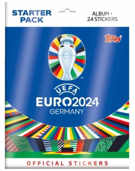 Topps EURO 2024 Starter Pack - album + stickers