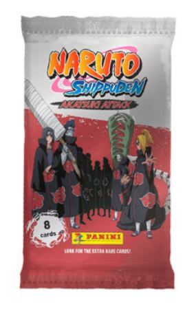 Naruto Shippuden Akatsuki Attacks - Booster (8 cards)