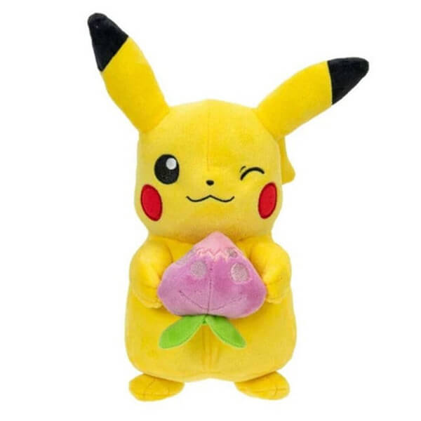 Pokémon plush Pikachu with Pecha Berry - 20 cm
