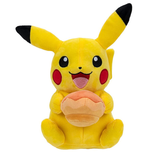 Pokémon plush Pikachu with Pecha Poké Puff - 20 cm