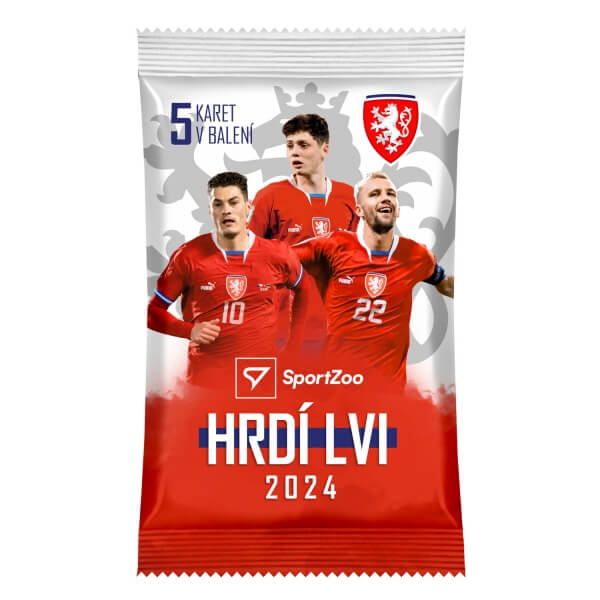 Soccer Cards Hrdí lvi 2024 Hobby Pack