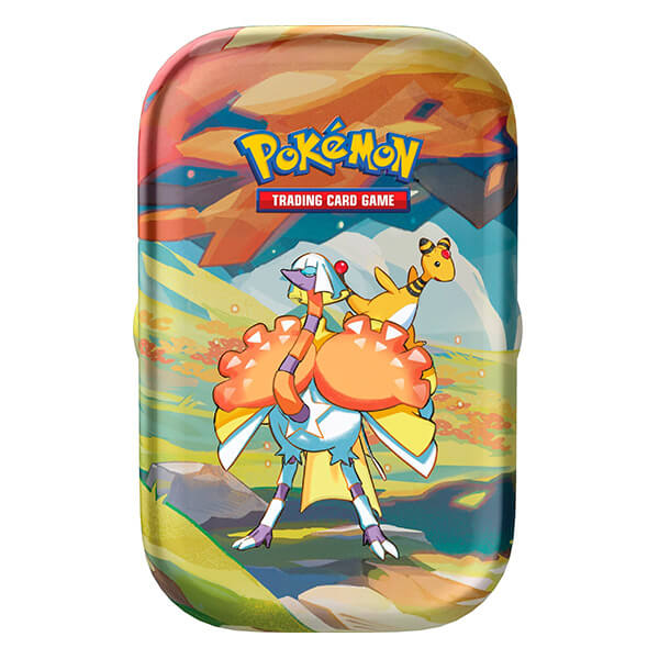 Pokémon Vibrant Paldea Mini Tin - Espathra and Ampharos (2-pack tin)
