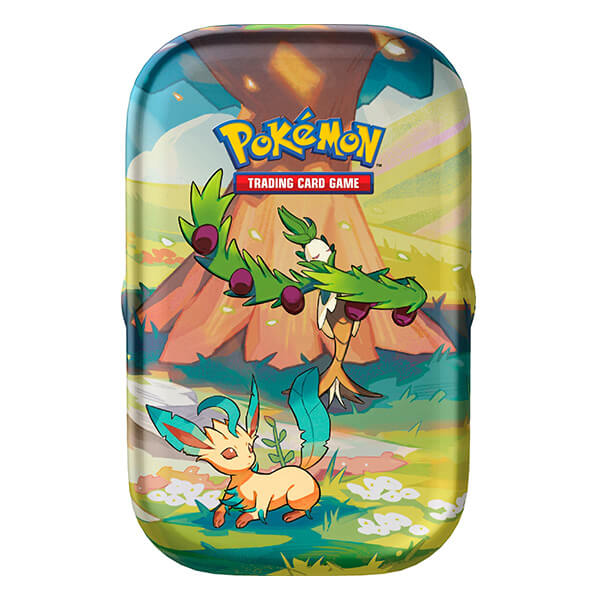 Pokémon Vibrant Paldea Mini Tin - Leafeon and Arboliva (2-pack tin)