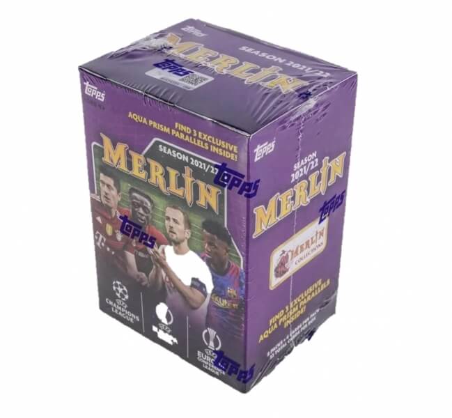 2021-2022 Topps UEFA Champions League Merlin Chrome Blaster Box - Soccer Cards