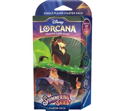 Disney Lorcana TCG: Shimmering Skies - Starter Deck - Emerald and Steel