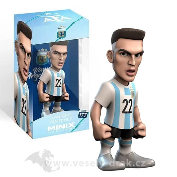 Minix Argentina national team soccer figure - Lautaro Martínez