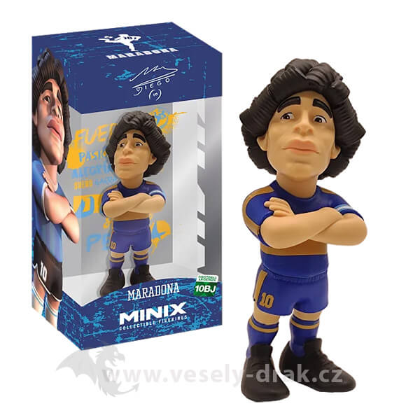 Minix Icon soccer Figure - Diego Maradona - Blue and Yellow