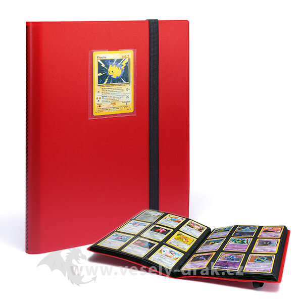 Leuchtturm TCG 9-Pocket card album for 360 cards Slim Red