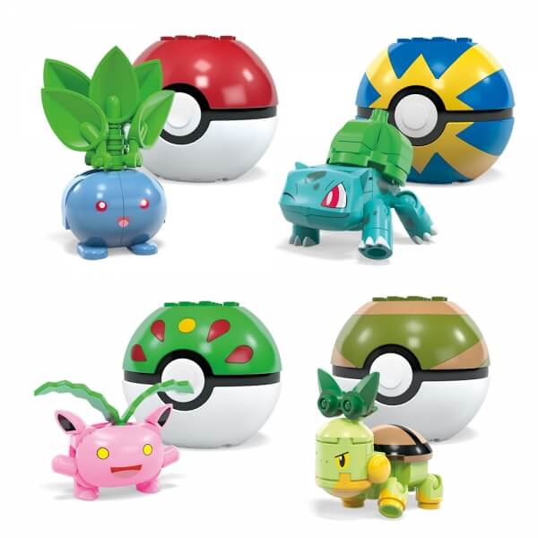 Pokémon MEGA Construction Set - Grass-Type Trainer Team