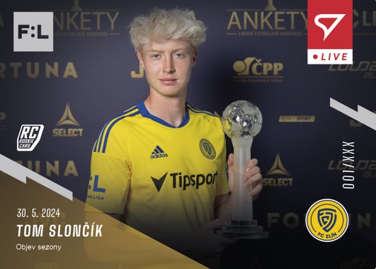 Soccer card Fortuna Liga 23-24 L-51 Tom Sloncik