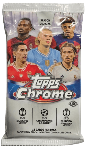 2023-2024 Topps Chrome UEFA Club Competition Jumbo Pack