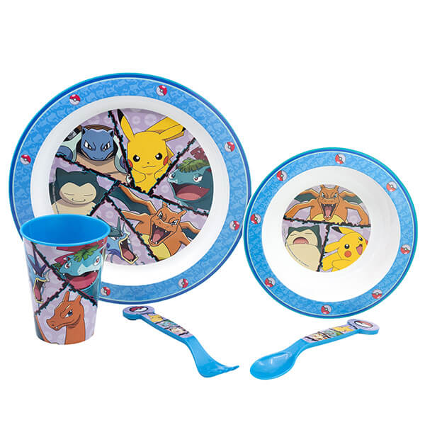 Children's dining set Pokémon - plastic - 5 pcs
