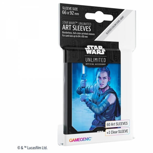 Card Sleeves Star Wars: Unlimited - Rey - 60 pcs