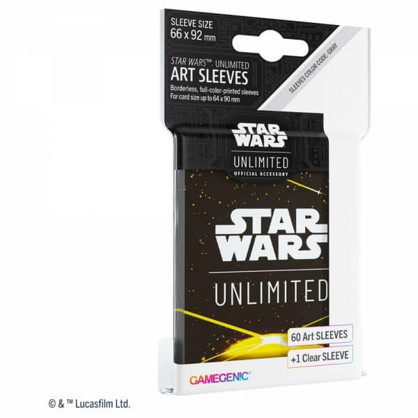 Card Sleeves Star Wars: Unlimited - Space Yellow - 60 pcs