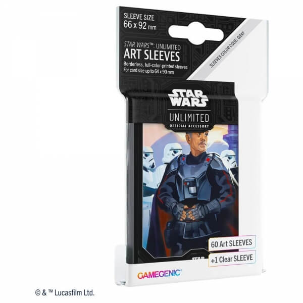 Card Sleeves Star Wars: Unlimited - Moff Gideon - 60 pcs