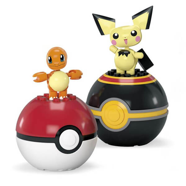 Pokémon Mega Set - Charmander and Pichu + Poké Ball