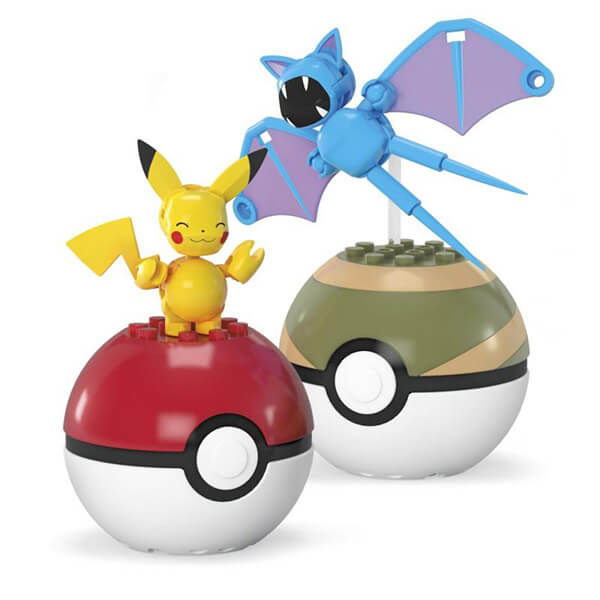 Pokémon Mega Set - Pikachu and Zubat + Poké Ball