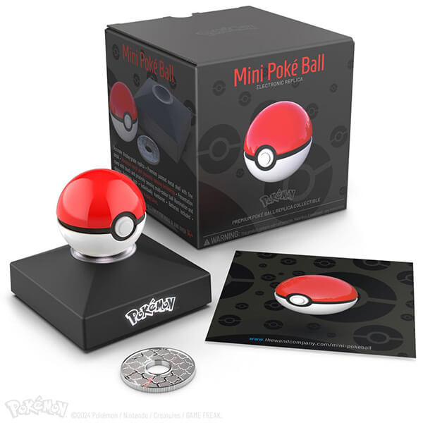Pokémon Mini Replica Poké Ball for Collectors (Mini Diecast Replica)