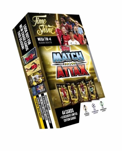 2024-2025 Topps Match Attax Mega Tin 4 - gold
