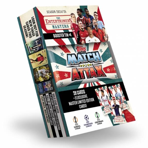 2024-2025 Topps Match Attax Booster Tin 4 Masters - Green