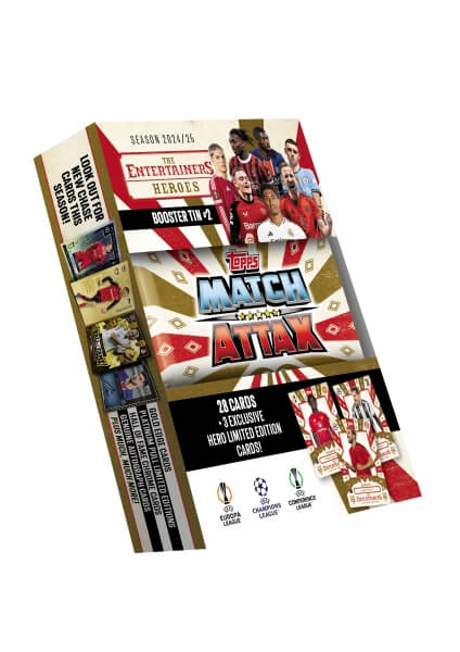 2024-2025 Topps Match Attax Booster Tin 2 Heroes - Yellow