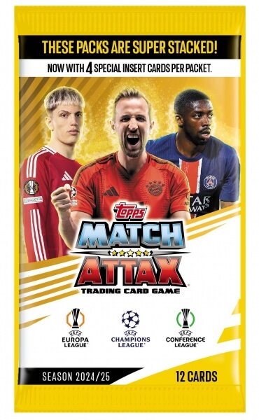 2024-2025 Topps Match Attax Booster Pack