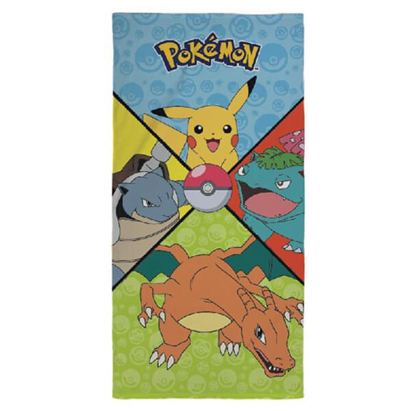 Pokémon Starters towel (70 x 140 cm)