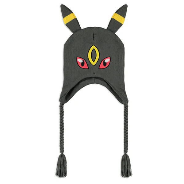 Pokémon Umbreon winter cap over ears