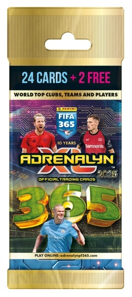 Soccer cards Panini FIFA 365 2024/2025 Adrenalyn - Fat Pack